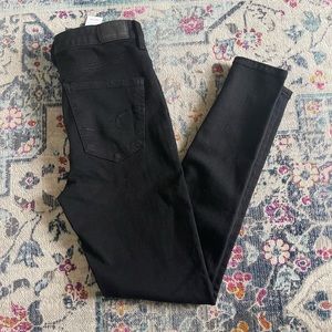 American Eagle high rise black jeggings